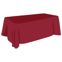 8 ft. polyester table cover with non-fitted design and customization.... from...