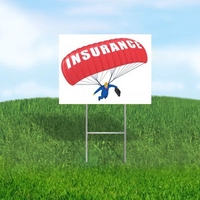 18" x 24" custom printed corrugated plastic sign; one-sided.... from ASI...