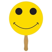 Smiley Face Hand Fan