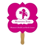 Square Clover Fast Hand Fan - 1 Day