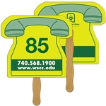 Phone Auction Hand Fan Full Color