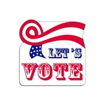 Horizontal Ribbon Hand Fan Without Stick