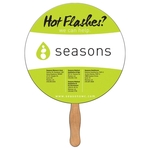 9" Circle Hand Fan