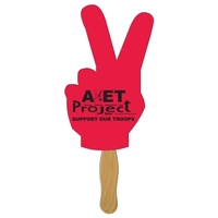 Peace Sign Hand Fan