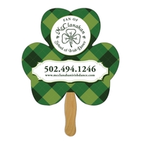 Shamrock Hand Fan