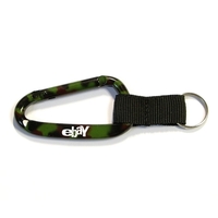 Camouflage Carabiner with Strap