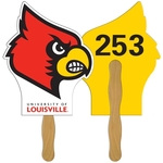 Bird Head Auction Hand Fan Full Color