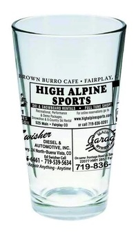 Advertising Pint Glass & Mixing Tumbler - 16 oz