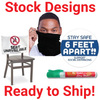 Ready to Ship/Stock Design PPE & Health/Wellness with your custom printed...