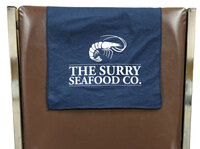 22" x 11" Draped Rectangle Chair Cover ... from ASI 44020 Bandanna Promotions...