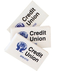 Rectangular white eraser. Bulk. Full color / 4CP digital imprint is... from...