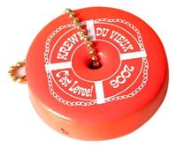 Floating Life Preserver Shaped Keychain