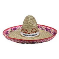 Adult sombrero, 18", with custom printed elastic band. ... from ASI 42016...