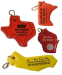 State Shaped Floating Key Chain - MADE IN USA