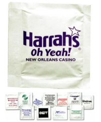 Custom Printed moist towelette packet with low cost factory direct...