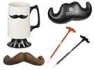 Promotional Mustaches and Mustachios with your custom printed branding or personalized logo.