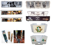 Drink and Food Point of Purchase Displays with your custom printed branding...