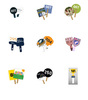 Plastic Auction Paddles / Numbered Bidding Paddles / Hand Fans with your custom printed branding or personalized logo.