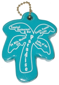 Large Palm Tree Shaped Floating Keychain... from ASI 79970 Pro-Sports Foam...
