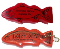 Redfish / Salmon Shaped Foam Floating Keychain... from ASI 79970 Pro-Sports...