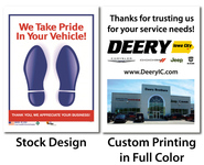 Light Duty Latex/Treated Paper Custom Floor Mats - BETTER