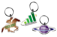 Custom Shaped Direct Print Acrylic Key Chains... from ASI 72521 Morris Magnets