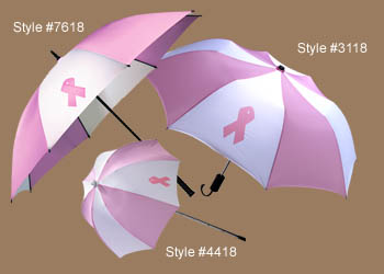 Breast Cancer Awareness Umbrella... from ASI 58860 ZZ - NOT KNOWN, OLD IMPORT, ASI:58860