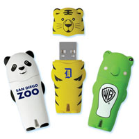 Animal Shaped USB Drives: Panda, Tiger, Frog... from ASI 34256 ALL-IN-ONE