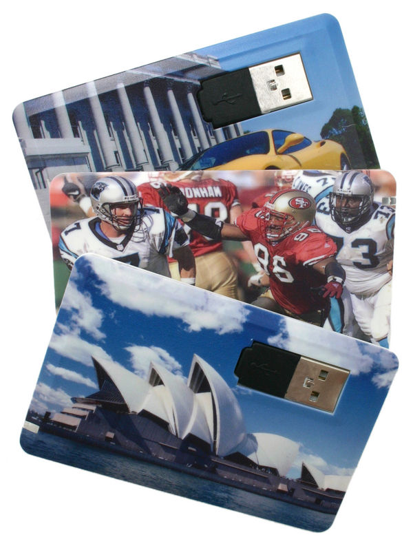 Quincy Credit Card full color / 4 color process USB Drive... from ASI 62124 iClick, Inc.