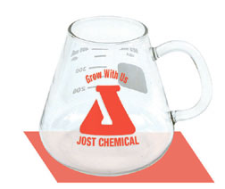 Erlenmeyer Beaker Mug with Handle - Laboratory Glassware (100% Borosilicate Glass)... from ASI 40515 BILD Enterprises LLC