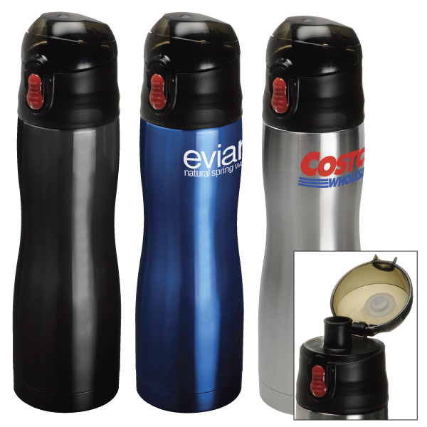 Stainless Steel Hourglass Flask... from ASI 42424 ZZ DROPPED -Bullet