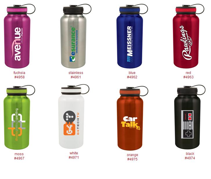 40 oz H2Go stainless steel water bottle... from ASI 51197 ETS Express, LLC