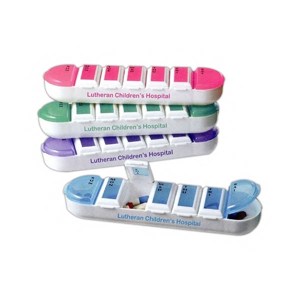 7 Day Elliptical Pill Box... from ASI 36545 ZZ DROPPED - Apothecary Products LLC