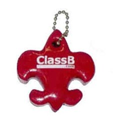 Fleur-de-Lis / Scout Symbol Shaped Foam Floating Keychain... from ASI 79970 Pro-Sports Foam Products