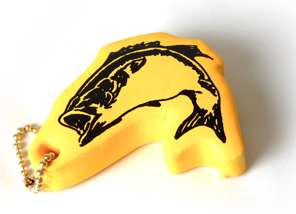 Bass Shaped Floating Keychain... from ASI 79970 Pro-Sports Foam Products