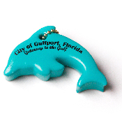Jumping Dolphin Shaped Floating Key Chain... from ASI 79970 Pro-Sports Foam Products