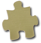 Puzzle Piece Lapel Pin... from ASI 96235 Wehr Industries Inc