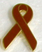 Brown Lapel Pin