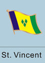 St. Vincent Flag Pin