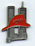FDNY Lost But Not Forgotten Lapel Pin... from ASI 96235 Wehr Industries Inc