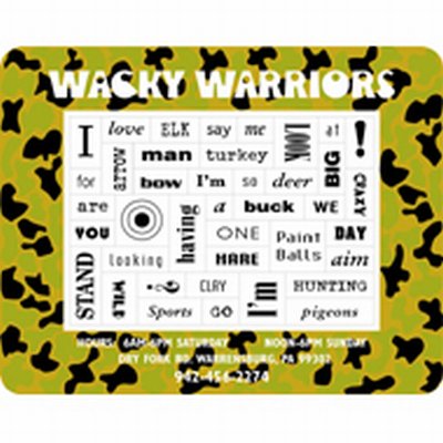 Camouflage Picture Frame Message Magnet... from ASI 68507 The Magnet Group