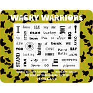 Camouflage Picture Frame Message Magnet... from ASI 68507 The Magnet Group