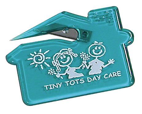 House Shaped Letter Opener... from ASI 31485 ZZ OLD/Drop - Ad Master Supply