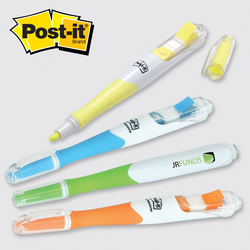 Post-it® Flag Contour Highlighter... from ASI 91240 3M/Promotional Markets Dept
