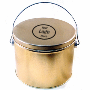 1/2 Gallon Tin w/ choice of popcorn fills... from ASI 30350 ZZ OLD - A La Carte