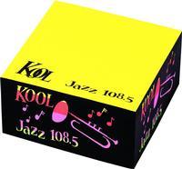 Neon Rainbow Post it Note Cube... from ASI 91240 3M/Promotional Markets Dept