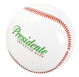 Inflatable Baseball Shaped Beachballs... from ASI 57705 Goodview Industries Co Inc