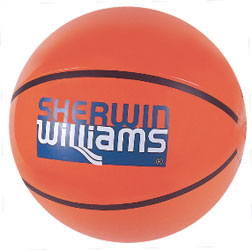 Inflatable Basketball Shaped Beachballs... from ASI 57705 Goodview Industries Co Inc