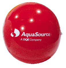Inflatable Solid Color Red Beachball... from ASI 39209 Beachline Corporation