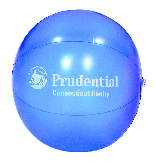 Inflatable Translucent Blue Beachball... from ASI 39209 Beachline Corporation